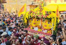 माँ नंदा-सुनंदा की भव्य शोभायात्रा के साथ मेला संपन्न, दुगालखोला नौले में विसर्जन