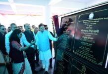 मुख्यमंत्री ने किया सेलाकुई में हेमवती नंदन बहुगुणा उत्तराखण्ड चिकित्सा शिक्षा विश्वविद्यालय परिसर में 20.55 करोड़ रुपये की पांच योजनाओं का शिलान्यास एवं लोकार्पण