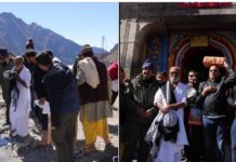 केदारनाथ धाम में संपन्न हुआ मानस भारत स्वस्तिक यात्रा का पहला चरण